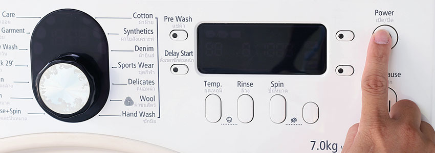 washing machine not switching on